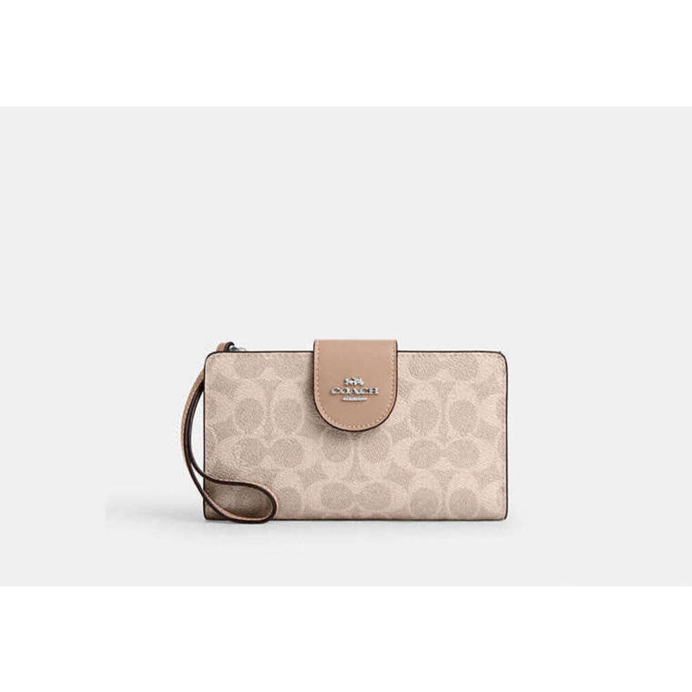 Phone Wallet In Signature Canvas